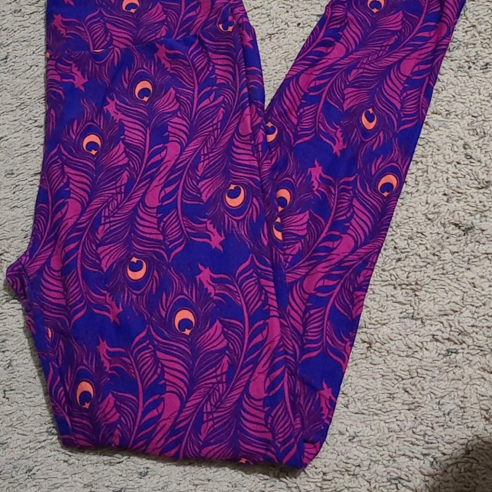Lularoe peacock tights
